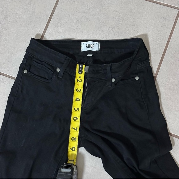 Paige Women Black Verdugo Ankle Denim Jeans size 25 - Picture 6 of 8